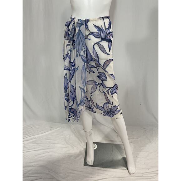 Patbo 'Stargazer Pareo' White Chiffon Dress Size OS - Picture 2 of 4